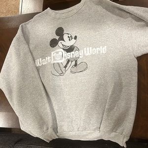 walt disney world hanes crewneck sweatshirt
